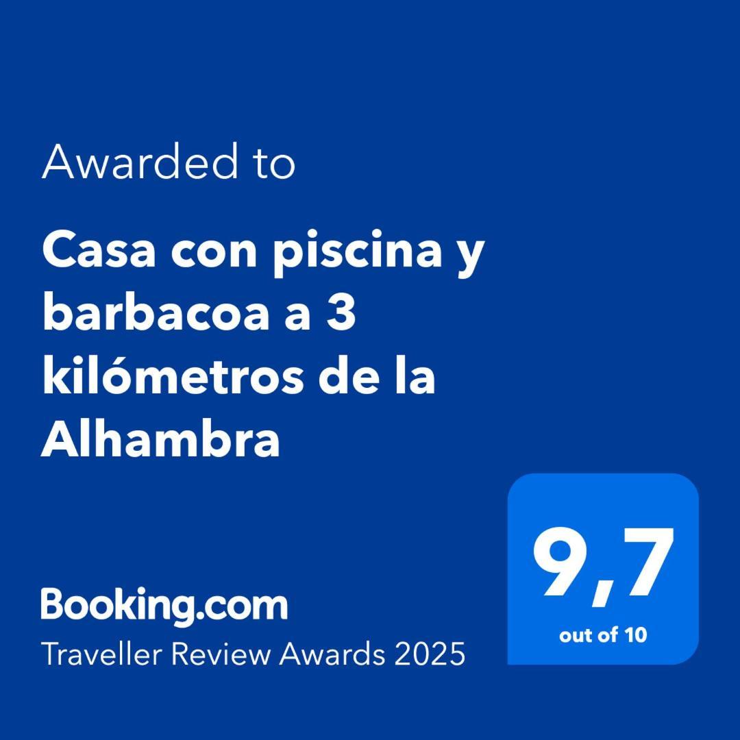 Casa Con Piscina Y Barbacoa A 3 Kilometros De La Alhambra Villa Huetor Vega Luaran gambar